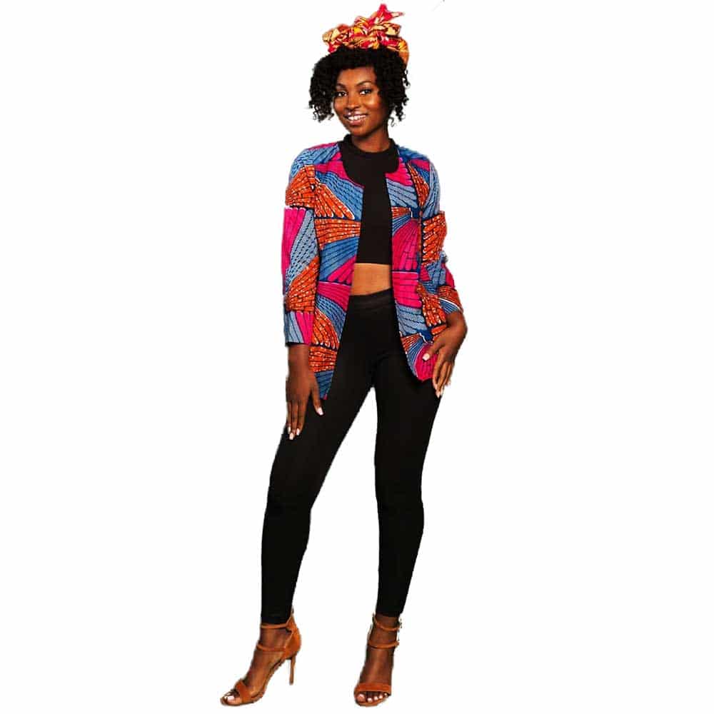 Ankara long 2024 jackets for ladies