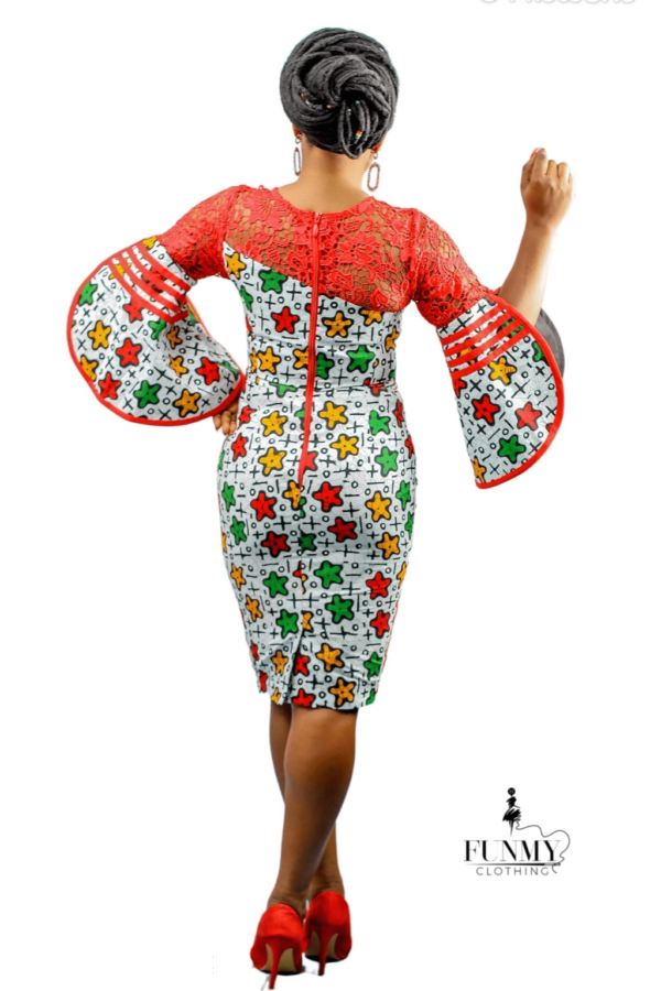 Ankara lace sales short dresses