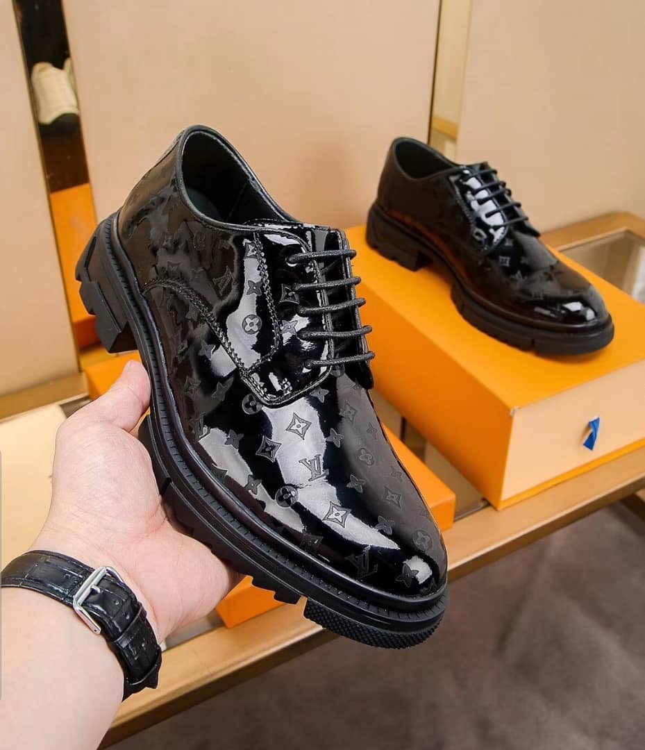 BLACK BODY PRINT MEN'S LACED UP SHOE | CartRollers ﻿Online Marketplace  Shopping Store In Lagos Nigeria