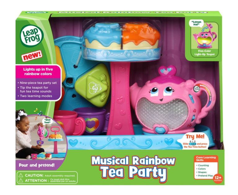 leapfrog musical rainbow tea set deluxe