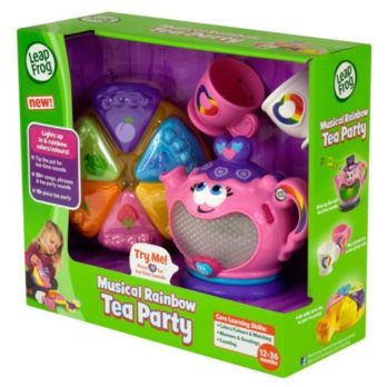 leapfrog musical rainbow tea set deluxe