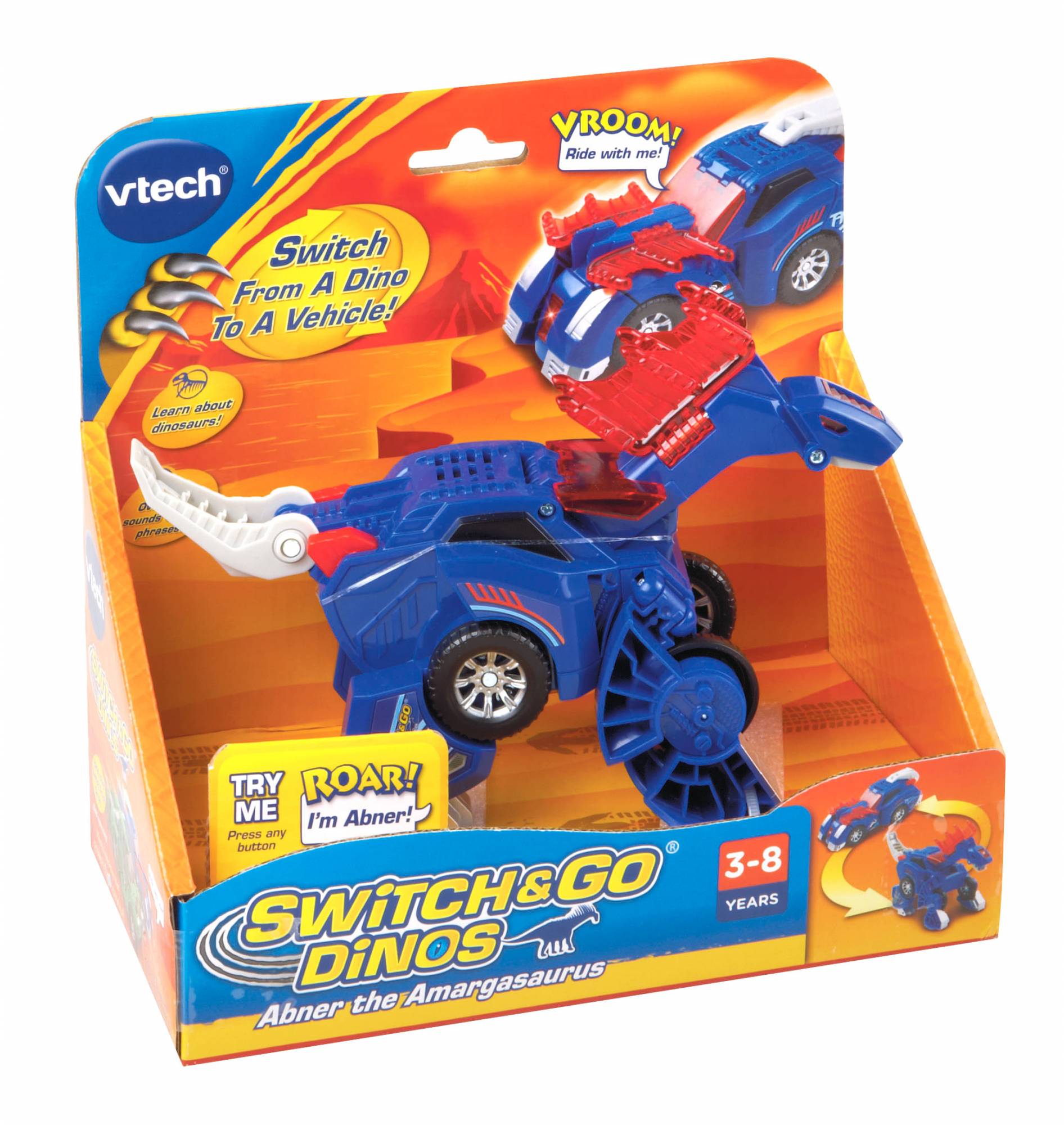 DINOSAURS The Switch & Go Dinosaur by Vtech TheEngineeringFamily