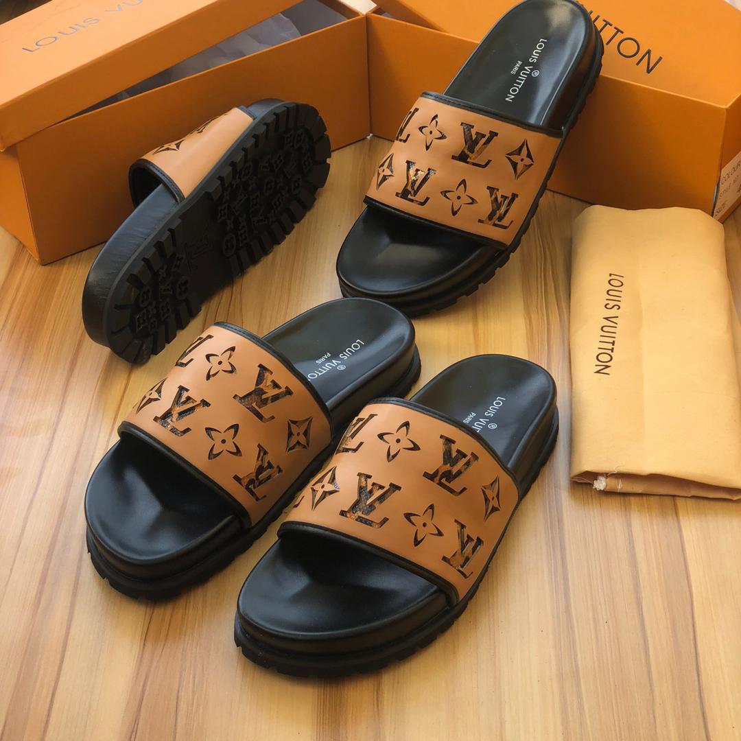LOUIS VUITTON PALM SLIPPER  Olist Men's Louis Vuitton Slippers shoes For  Sale In Nigeria