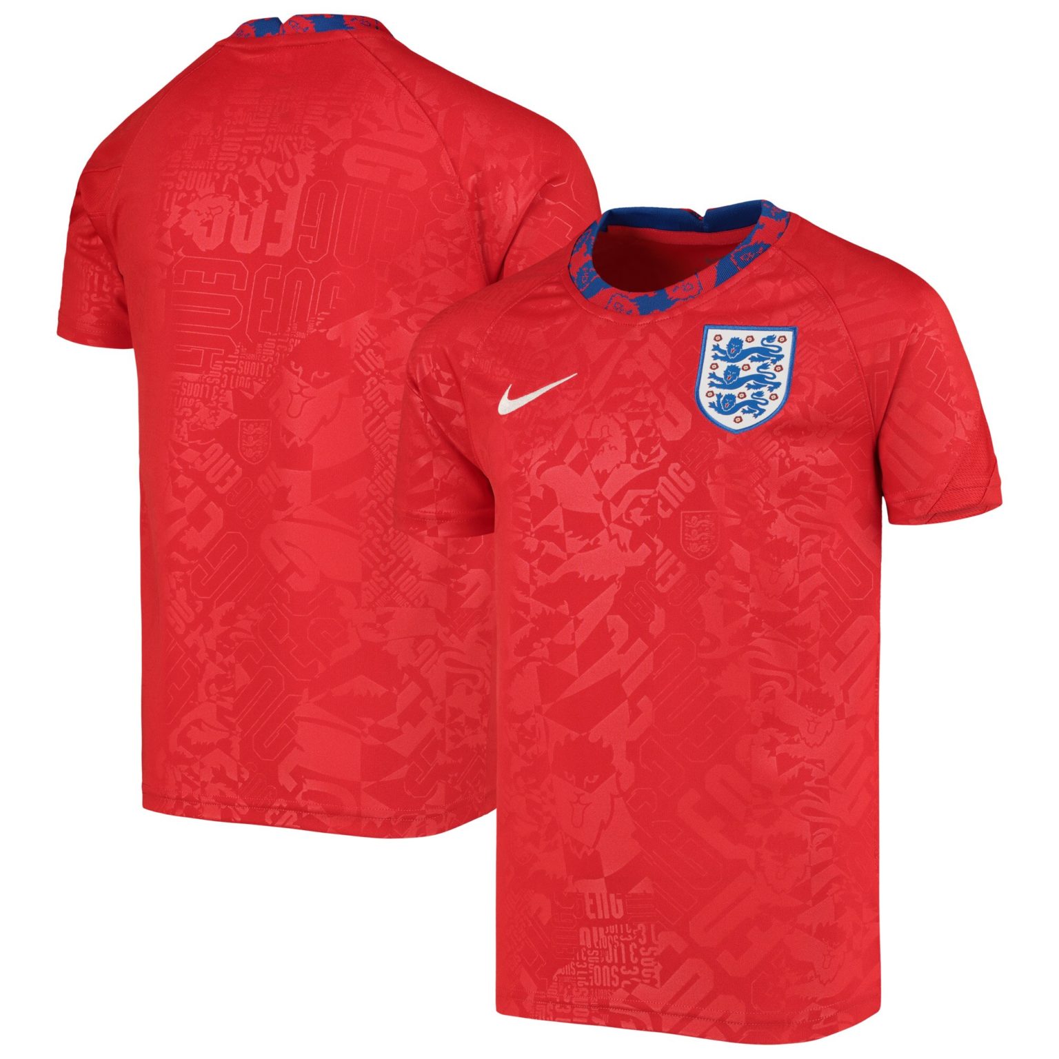 red england shirt