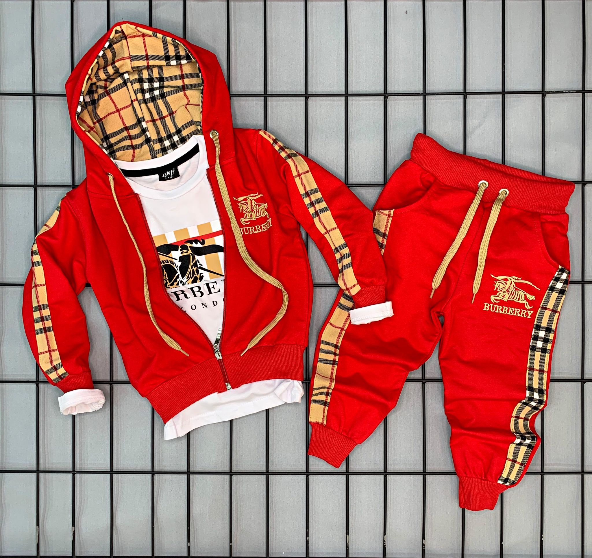 BURBERRY 3pcs Tracksuit/Joggers For Kids | CartRollers ﻿Online Marketplace  Shopping Store In Lagos Nigeria