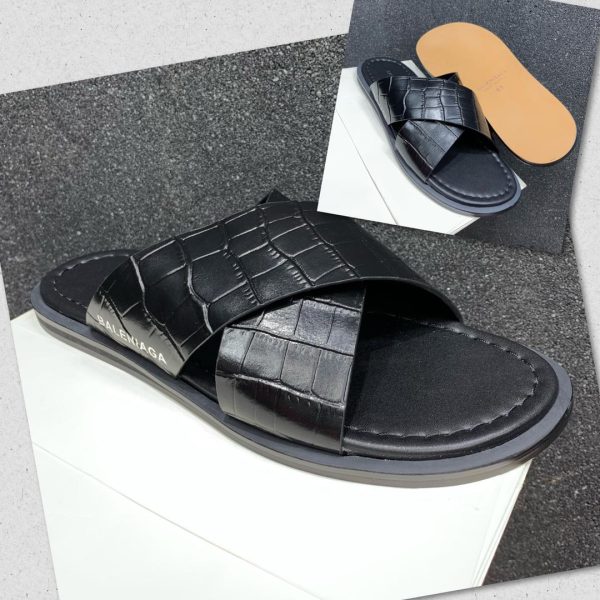 MEN'S CRISS CROSS STRAP DESIGNER SLIPPERS SLIDE  CartRollers ﻿Online  Marketplace Shopping Store In Lagos Nigeria