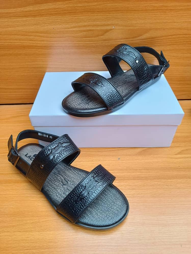 BACKSLING BUCKLE PALM SANDALS FOR MEN