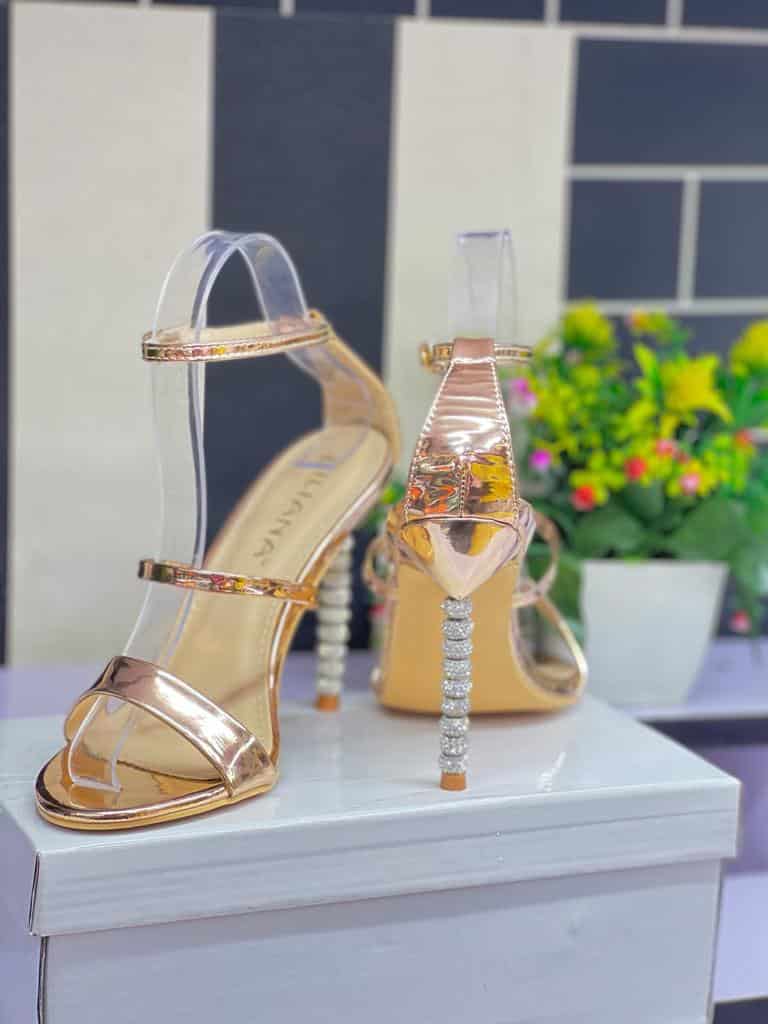 Aliz Footwear Women Gold Heels - Buy Aliz Footwear Women Gold Heels Online  at Best Price - Shop Online for Footwears in India | Flipkart.com