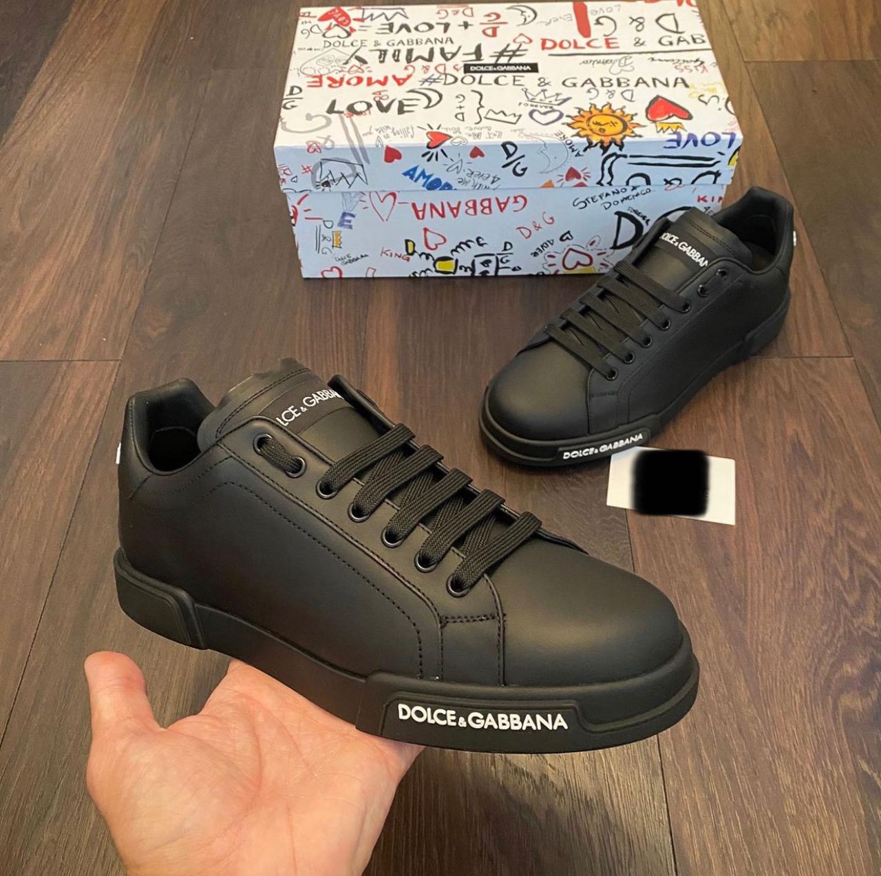 Canvas black outlet sneakers