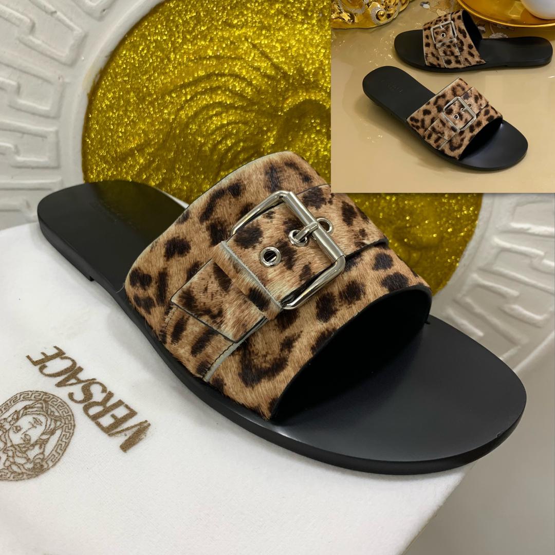 Leopard skin clearance slippers