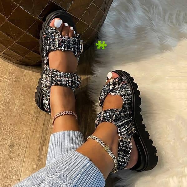 Summer Wedges Kito Thick Sole Sandals Ladies Shoes  CartRollers ﻿Online  Marketplace Shopping Store In Lagos Nigeria