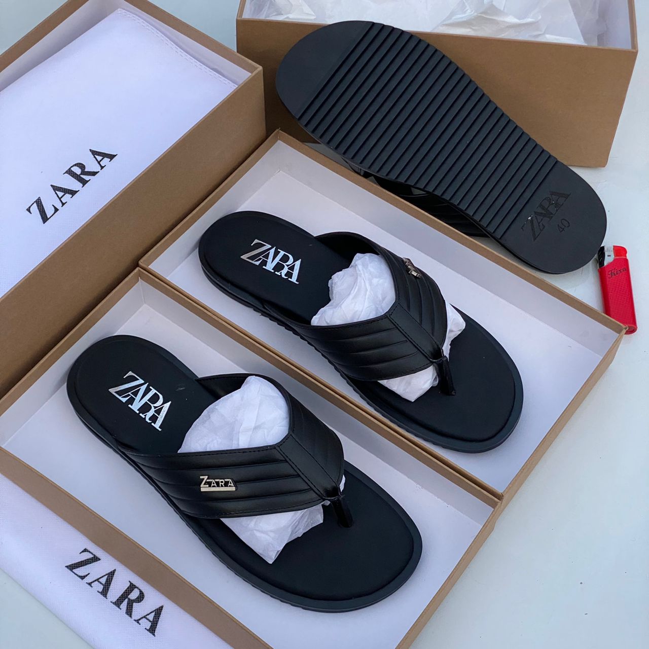 Designer Zara Palm Slippers