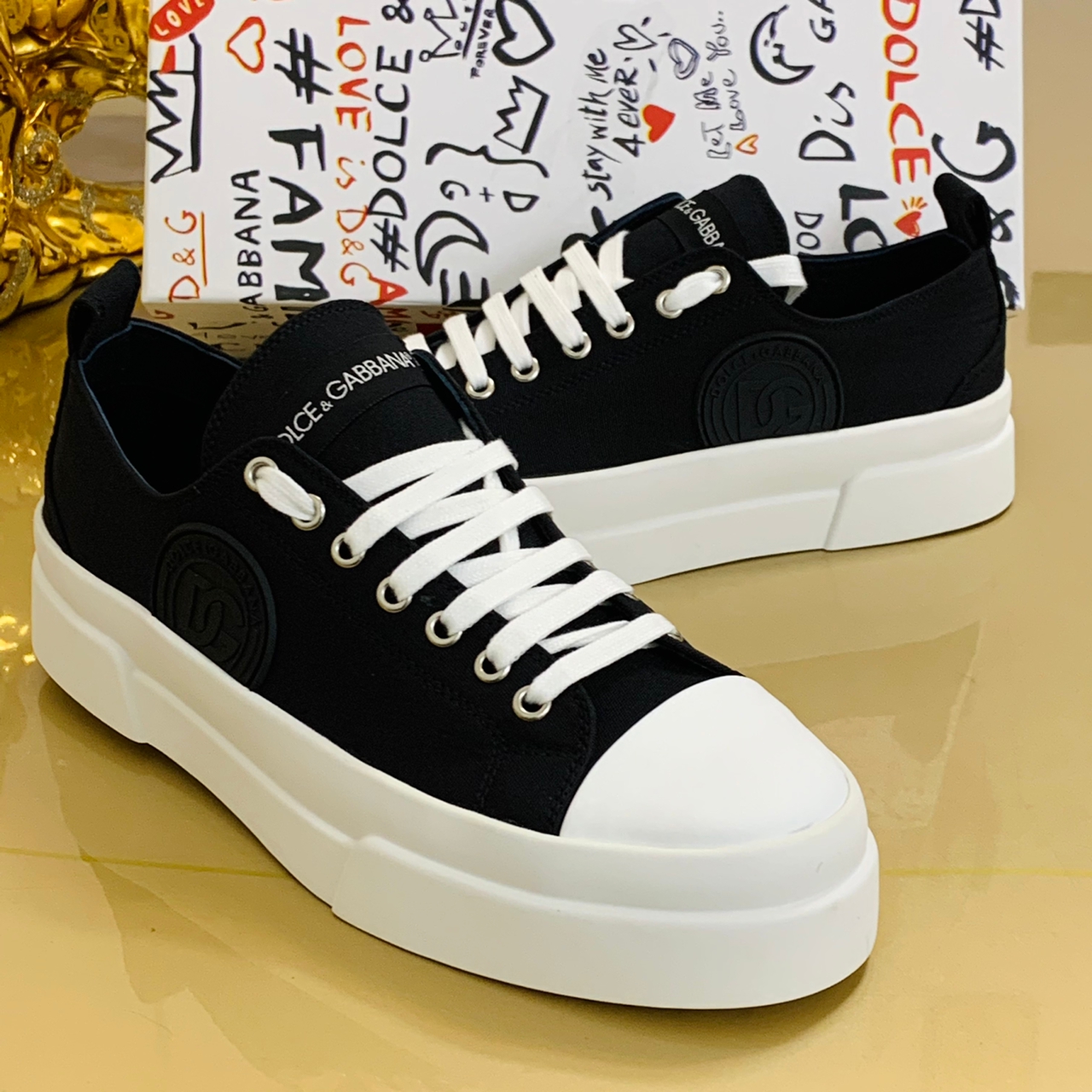 Designer platform store sneakers