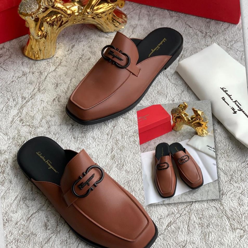 High Quality Designers Leather Half Shoes CartRollers Online Marketplace Shopping Store In Lagos Nigeria