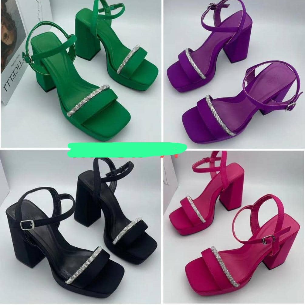 Quality Metallic Beautify Half Shoe Slippers Heels CartRollers Online Marketplace Shopping Store In Lagos Nigeria